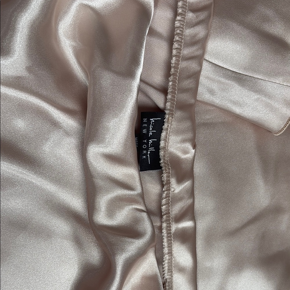 Nicole Miller Elegant Gold Midi Skirt - Picture 5 of 6